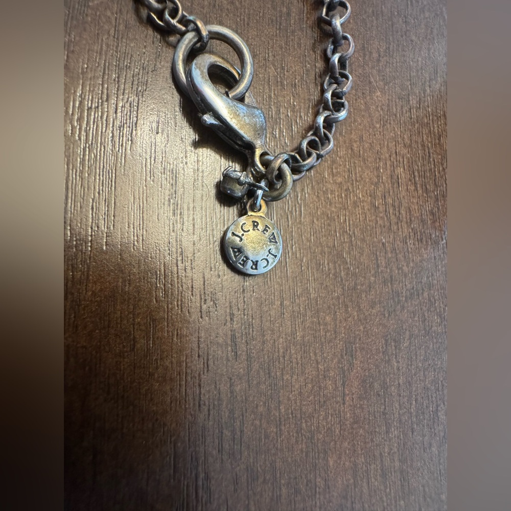 J. Crew Turquoise and Cream Statement Necklace - Picture 2 of 2